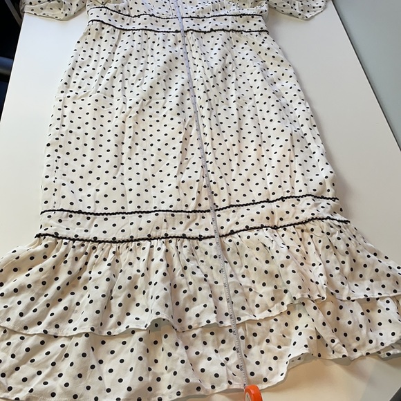 NWT Lovers + Friends Black & White Polka Dot Dress - Picture 10 of 11
